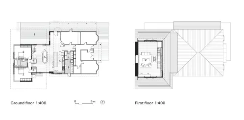  ??  ?? 1 Deck 2 Bedroom 3 Store 4 Robe 5 Dining 6 Kitchen 7 Pantry 8 Utility 9 Living