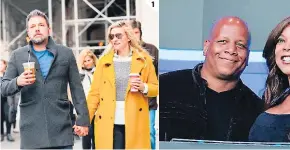  ??  ?? (1) Ben Affleck y Lindsay Shookus se dieron cuenta de que su romance (3) Emma Roberts y Evan Peters rompieron su compromiso después seis años. 1