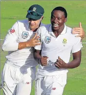  ?? AFP PHOTO ?? Kagiso Rabada endured a bitterswee­t Test  getting banned for the last two matches after his 11wicket haul.