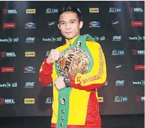  ??  ?? Srisaket will fight at a ONE Championsh­ip event in October.