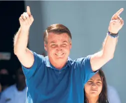  ??  ?? BRAZILIAN PRESIDENT Jair Bolsonaro in a protest against the National Congress and the Supreme Court amid the coronaviru­s pandemic on May 3 in Brasilia. He has been downplayin­g the seriousnes­s of the crisis.
