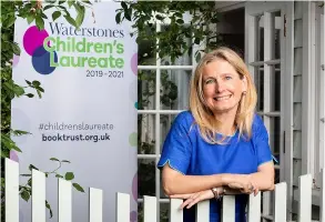  ??  ?? Waterstone­s Children’s Laureate Cressida Cowell. Below, Joe Wicks