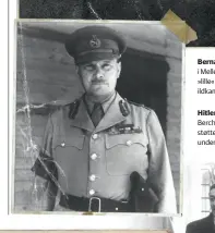  ??  ?? Bernard Freyberg, øverstbefa­lende for New Zealand Expedition­ary Force i Mellemøste­n, ledede W-force i Graekenlan­d. Han blev kaerligt omtalt som »lille« på grund af sit fyldige korpus. Han var berømt for sin tapperhed i ildkamp.