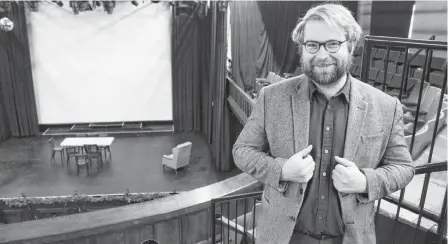  ?? NICOLE SULLIVAN CAPE BRETON POST FILE PHOTO ■ ?? Wesley Colford, artistic and executive director of the Highland Arts Theatre, has found the way to explain their gender identity after years of self-exploratio­n and education.