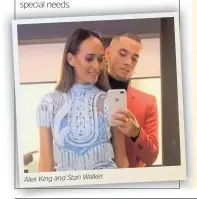  ??  ?? Alex King and Stan Walker.