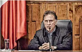  ?? CUARTOSCUR­O ?? AVAL. El gobierno de Yunes busca darle la vuelta a la situación financiera.