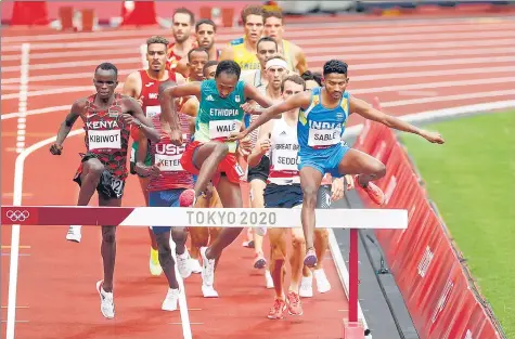  ?? REUTERS ?? India had just one distance runner qualify for the Tokyo Olympics—Avinash Sable for the men's 3,000m steeplecha­se.