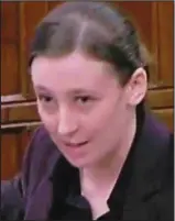  ??  ?? Speech: Mhairi Black yesterday