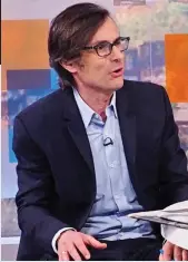  ??  ?? Branded out of touch: Peston on show