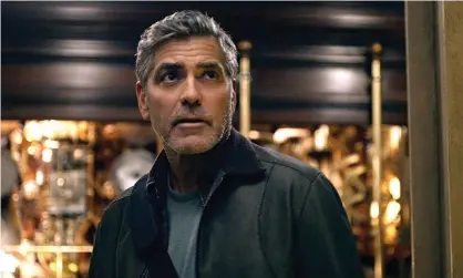  ??  ?? George Clooney plays a reluctant, and grouchy, father figure in Tomorrowla­nd. Photograph: Allstar/Walt Disney Pictures