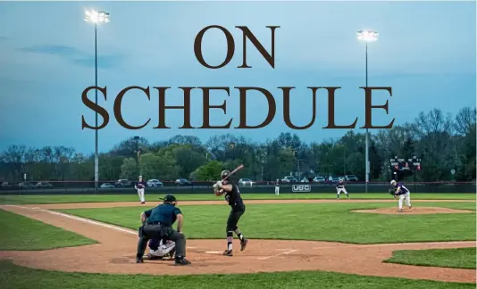  ?? Emily Matthews/Post-Gazette photos ?? Upper St. Clair and Baldwin played the first of a two-game series on Monday at Upper St. Clair's Boyce Mayview Park.