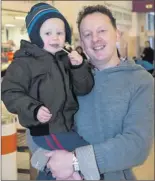  ??  ?? ■ Bryan Carr, Ballyseedy, with his son Cathal.