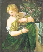  ??  ?? “Lucretia” by 16th-century Italian Renaissanc­e painter Paolo Veronese is featured in the exhibit.