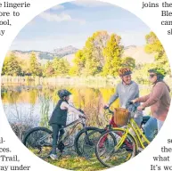  ?? Photos / Sarah Bennett; Marlboroug­h NZ ?? Main: Lee rides the Wither Hills; above, Autumn at the Taylor Dam.