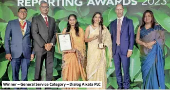  ?? ?? Winner – General Service Category – Dialog Aixata PLC