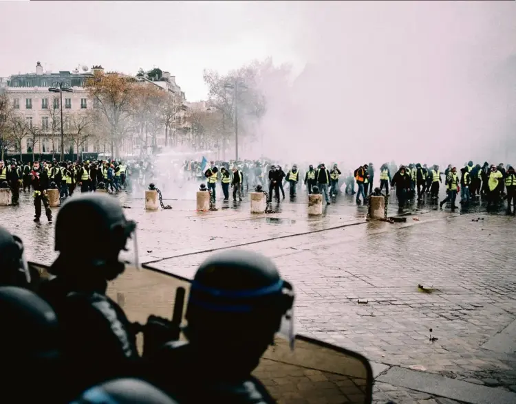  ?? Photo Boby ?? le 1er décembre 2018 à Paris, ont d’emblée voulu rompre avec les formes classiques de la manifestat­ion.