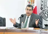  ?? /ERIK GUZMÁN ?? Salomón negó tener algo que ver con la liberación de Aréchiga