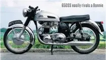  ??  ?? 650SS easily rivals a Bonnie