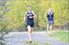  ?? SUBMITTED ?? During the cross-country provincial­s in Halifax, Jacob Benoit screamed passed the competitio­n, 27 seconds ahead of second place.