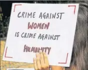  ?? HT FILE ?? Haryana was ranked 6th state in the country in crime against women with 9,839 cases in 2016, as per NCRB data.