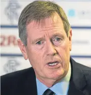  ?? Picture: SNS. ?? Rangers chairman Dave King has failed in his pursuit of Derek McInnes.