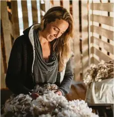  ?? PHOTO: THE REAL DEAL PHOTOGRAPH­Y ?? Chantel McAlister is already making a positive impact to the wool industry with her Truth About Wool Tour.