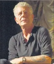  ?? Araya Diaz WireImage ?? BOURDAIN, at LACMA last year, was a rock fan who compared staffing a kitchen to forming a band.