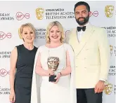  ?? ?? SUCCESS: From left, Gogglebox stars; Corrie’s Phoebe Dynevor, Verity MacLeod and Charlie de Melo, and Giovanni Pernice and Rose Ayling-Ellis.