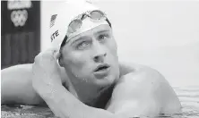  ?? MICHAEL SOHN, THE ASSOCIATED PRESS ?? Speedo on Monday announced it is pulling its sponsorshi­p of U.S. swimmer Ryan Lochte.