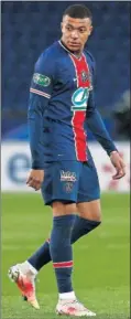  ??  ?? Mbappé, ayer con el PSG.