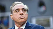  ?? Andrew Harrer / Bloomberg ?? VA chief David Shulkin is under fire for improperly accepting Wimbledon tickets and for doctored emails by his staff.