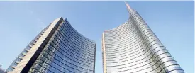  ?? ANSA ?? L’aumento di UniCredit. La sede di Milano del gruppo bancario