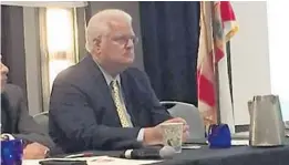  ?? ANTHONY MAN/STAFF ?? Florida Secretary of State Ken Detzner said that not using the $19.2 million this year doesn’t mean that the state is doing nothing.