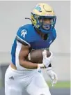  ?? PHELAN M. EBENHACK/ORLANDO SENTINEL ?? Kissimmee Osceola linebacker Elijah Melendez, shown returning a kick in 2022, committed to the Hurricanes on Saturday.