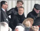  ??  ?? Norrie Innes at yesterday’s game