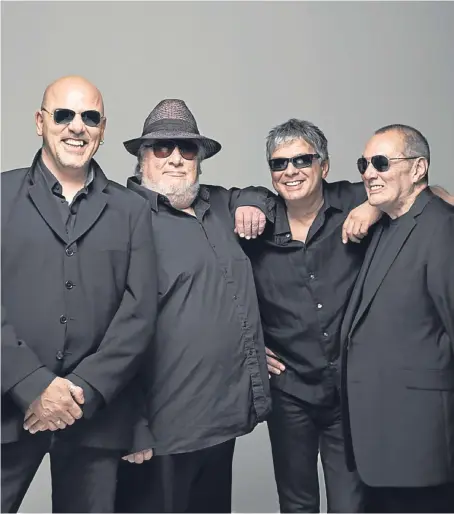  ??  ?? The Stranglers have enjoyed success for more than 40 years.