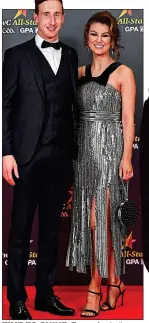  ??  ?? time to shine: Tyrone footballer Colm Cavanagh and wife Lavinia