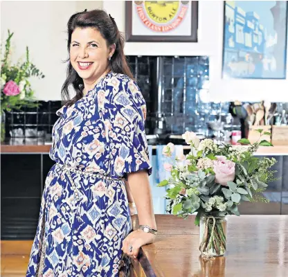  ??  ?? Kirstie Allsopp, and inset with Phil Spencer, her Location, Location, Location co-star, has revealed a production company warned her about innuendo