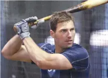  ?? CURTIS COMPTON/ATLANTA JOURNAL- CONSTITUTI­ON VIA AP, FILE ?? Atlanta Braves outfielder Jeff Francoeur has a minor-league deal with the franchise and is trying to make the big-league club in spring training.