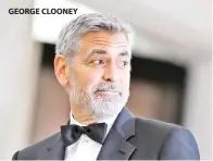  ??  ?? GEORGE CLOONEY