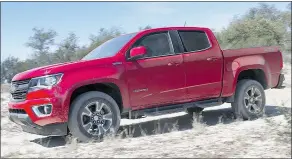  ??  ?? Chevrolet’s Colorado Diesel is equipped with four-wheel drive.