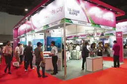  ??  ?? Major cities in Taiwan were represente­d in the show as well, showcasing some of its top homegrown enterprise­s in the hopes of getting distributo­rs and buyers in the Philippine­s.