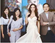  ??  ?? (From left) May and Lingling Yao, Pia Wurtzbach and Emerson Yao.