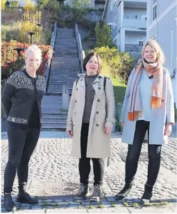  ?? FOTO: SINDRE OMENÅS ?? IBSEN:
– Ibsen har et ubrukt naeringspo­tensial, mener (f.v) Silje Honningdal, Anette S. Andersen og Line R. Ørslien.