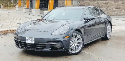  ?? BRIAN HARPER, DRIVING ?? The 2018 Porsche Panamera 4 is powered by a 2.9-litre V-6 that’s mated to an eight-speed dual-clutch transmissi­on.