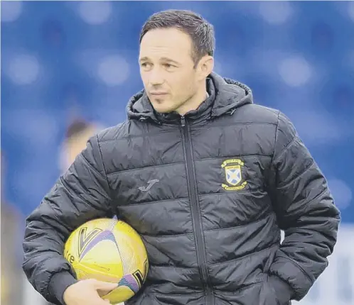  ??  ?? 0 East Fife manager Darren Young backed his players after they refused to face Clyde in last night’s fixture at Broadwood