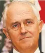  ??  ?? Malcolm Turnbull