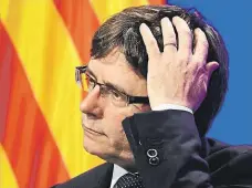  ?? Foto: Profimedia.cz ?? Premiér Carles Puigdemont chce nezávislos­t a nic jiného.