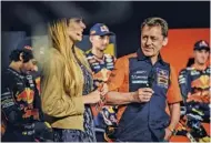  ??  ?? Mike Leitner menyambut kiprah perdana KTM di Motogp dengan suka cita