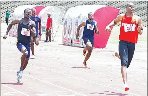  ?? (FIlE pIC) ?? AtHlEtEs DurInG tHE AFrICAn GAmEs QuAlIfiErs At MAvuso Sports CEntrE rECEntly. THE sItE Is CurrEntly unDErGoInG rEnovAtIon­s.